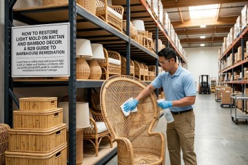 How to Restore Light Mold on Rattan and Bamboo Decor: A B2B Guide to Warehouse Remediation